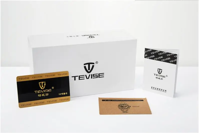 Tevise брендовая коробка для часов прочная Подарочная чехол браслета ювелирных