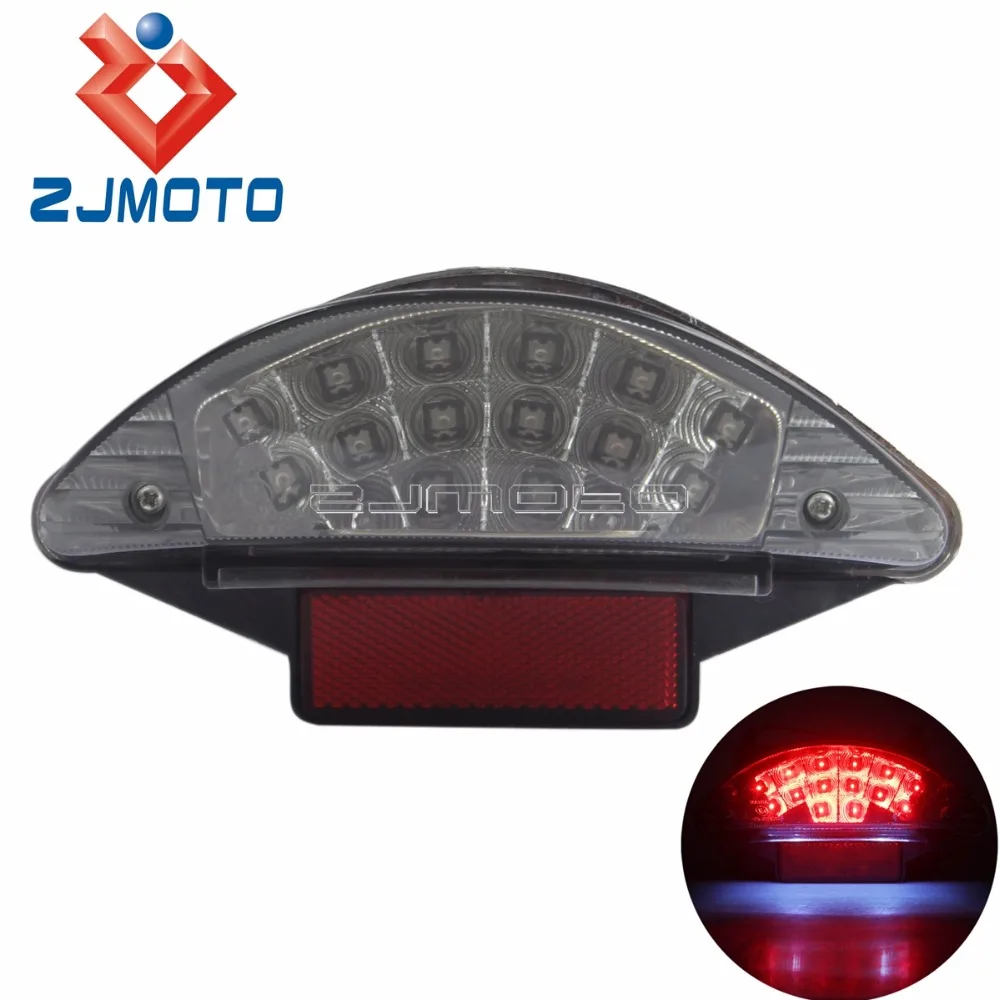 

New Motorcycle LED Tail Light Rear Light Clear Lens Reflector For BMW F650 F800 R1200