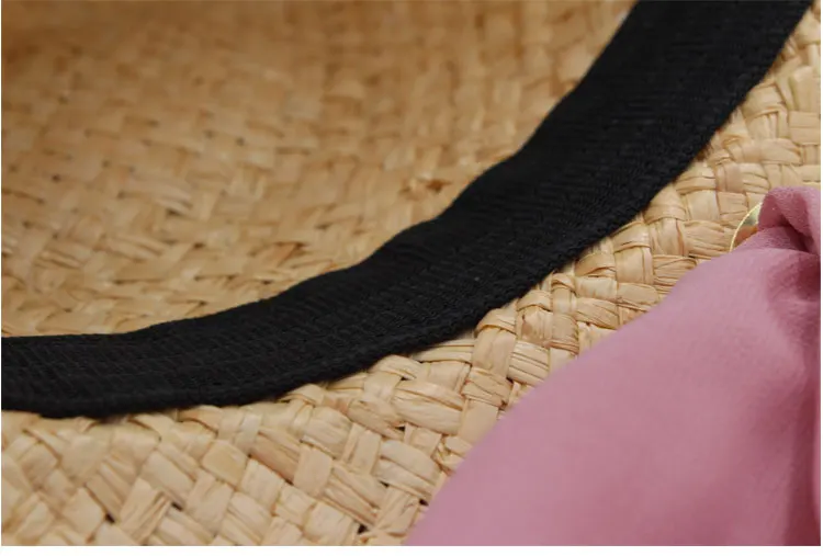 sun hats for women beach raffia hat summer straw hat woman summer  (13)