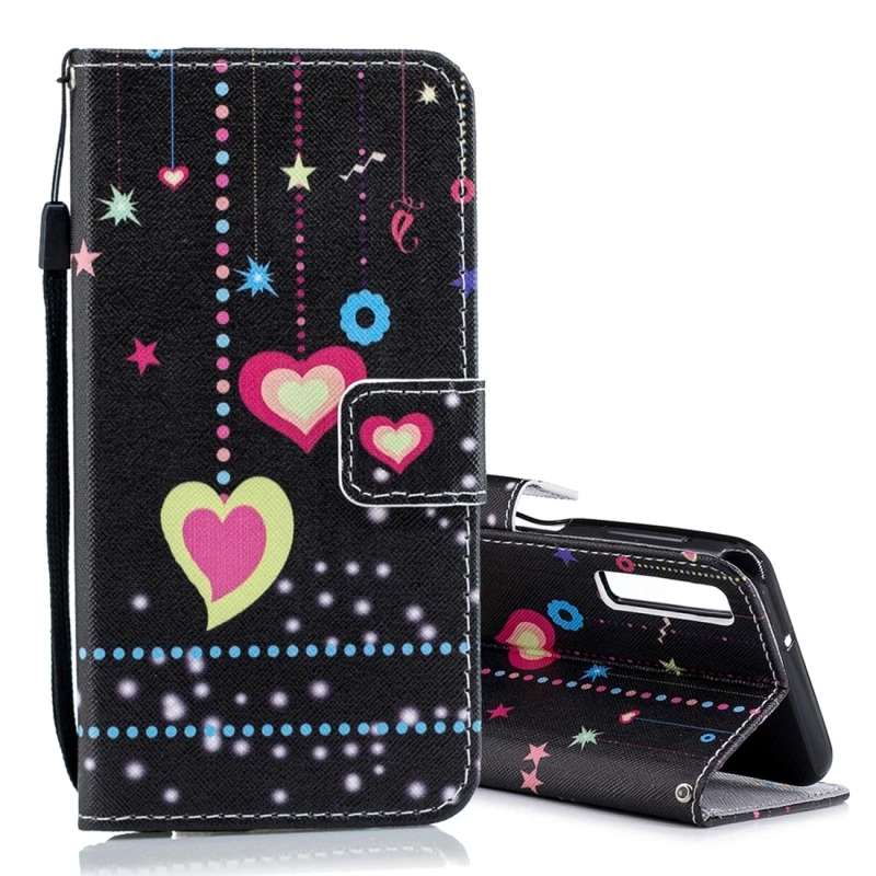 

HAWEEL Lily Pattern Horizontal Flip Leather Case for Galaxy A7 (2018), with Holder & Card Slots & Wallet
