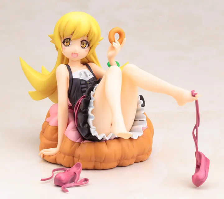 13 см Monogatari Nisemonogatari Oshino Shinobu фигурка ПВХ Коллекция Модель игрушки brinquedos Для Рождественский подарок