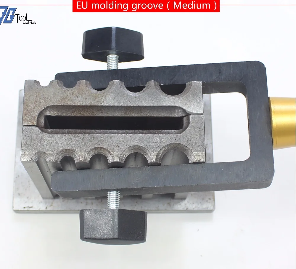 Золото/серебро/металл среднего размера ЕС литья канавка слитка плесень ювелирные изделия инструменты Размер Регулируемый