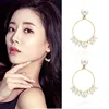New Female Flower Long Pearl Tassel Clip Earrings Jewelry Fashion Woman Earrings 2022 Fine Jewelry Accessories Earrings ► Photo 2/6