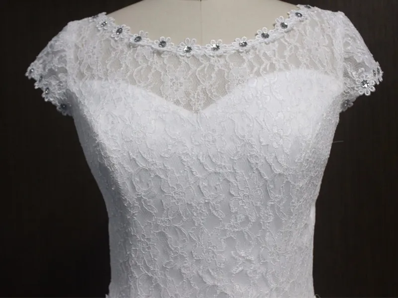 bridal dresses Popodion Sexy Lace Backless Bride Ball Gown Wedding Dress Women Bandage Cheap Wedding Dresses WED90129 ball gown wedding dress