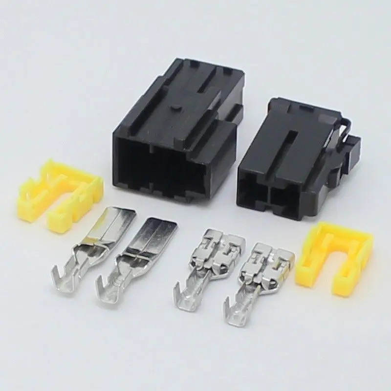 5sets 9.5MM 2pin Automotive connectors 80A big high amps car refitin