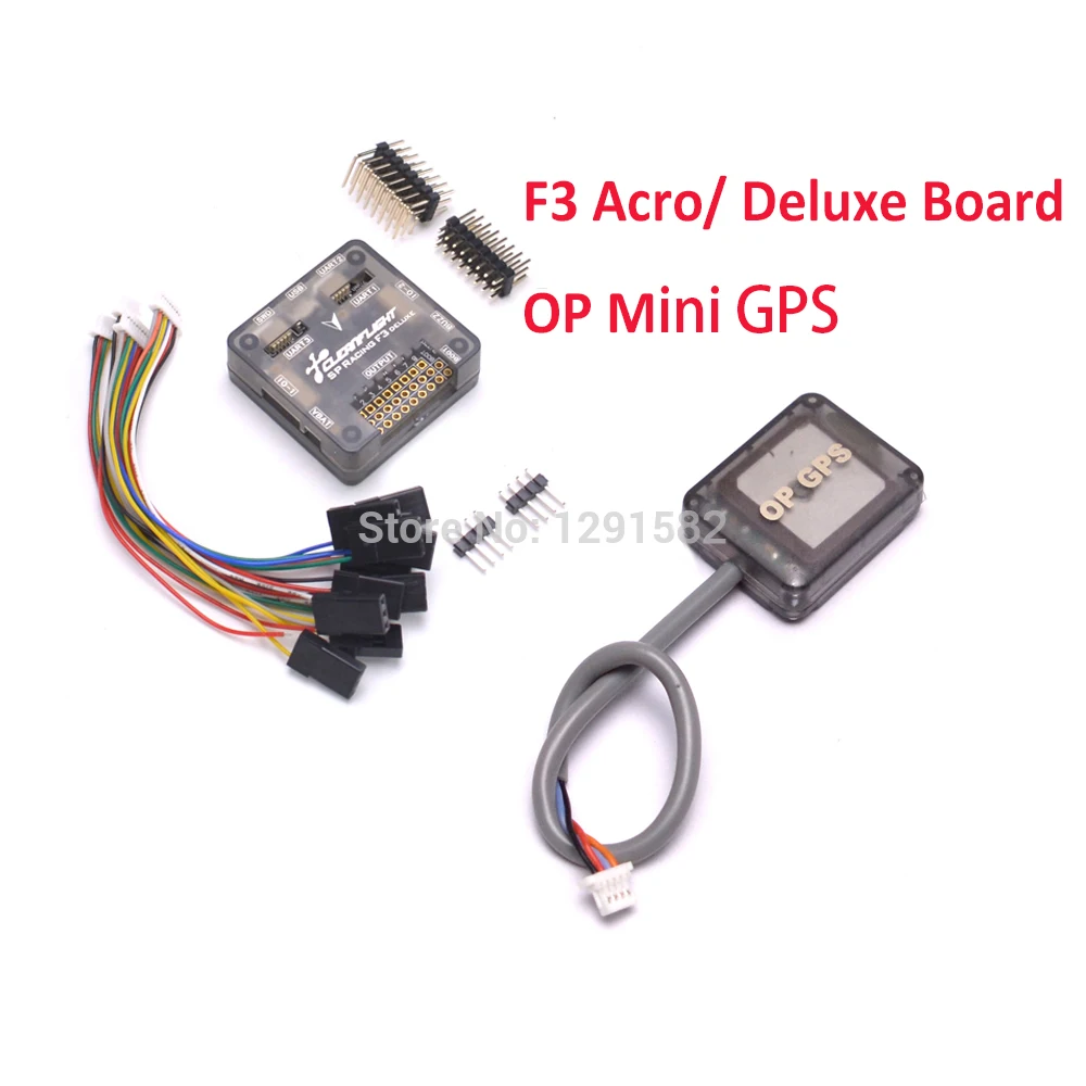 

SP Racing F3 Flight Controller Board Acro / Deluxe w/ Case + Mini OP GPS For FPV QAV-R 220 QAV-X 214mm FPV RC drone Quadcopter