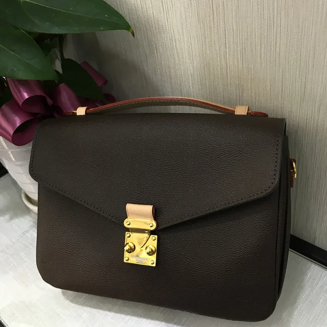 

High quality women bag fashion brand leather handbag metis bag monogram shoulder bag canvas crossbody free DHL