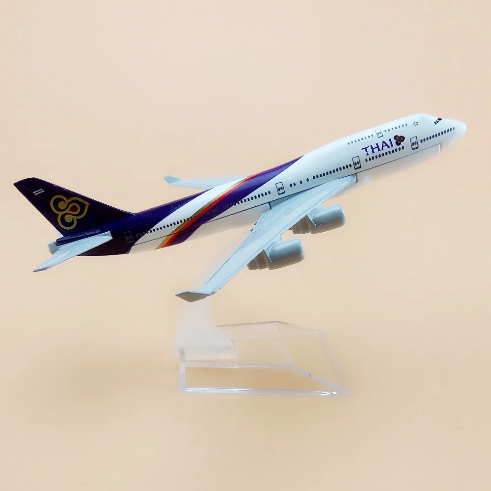 Летательный аппарат Boeing 747 B747 400 Airways металлический сплав 16 см|gift gifts|gifts thailandgift stand |