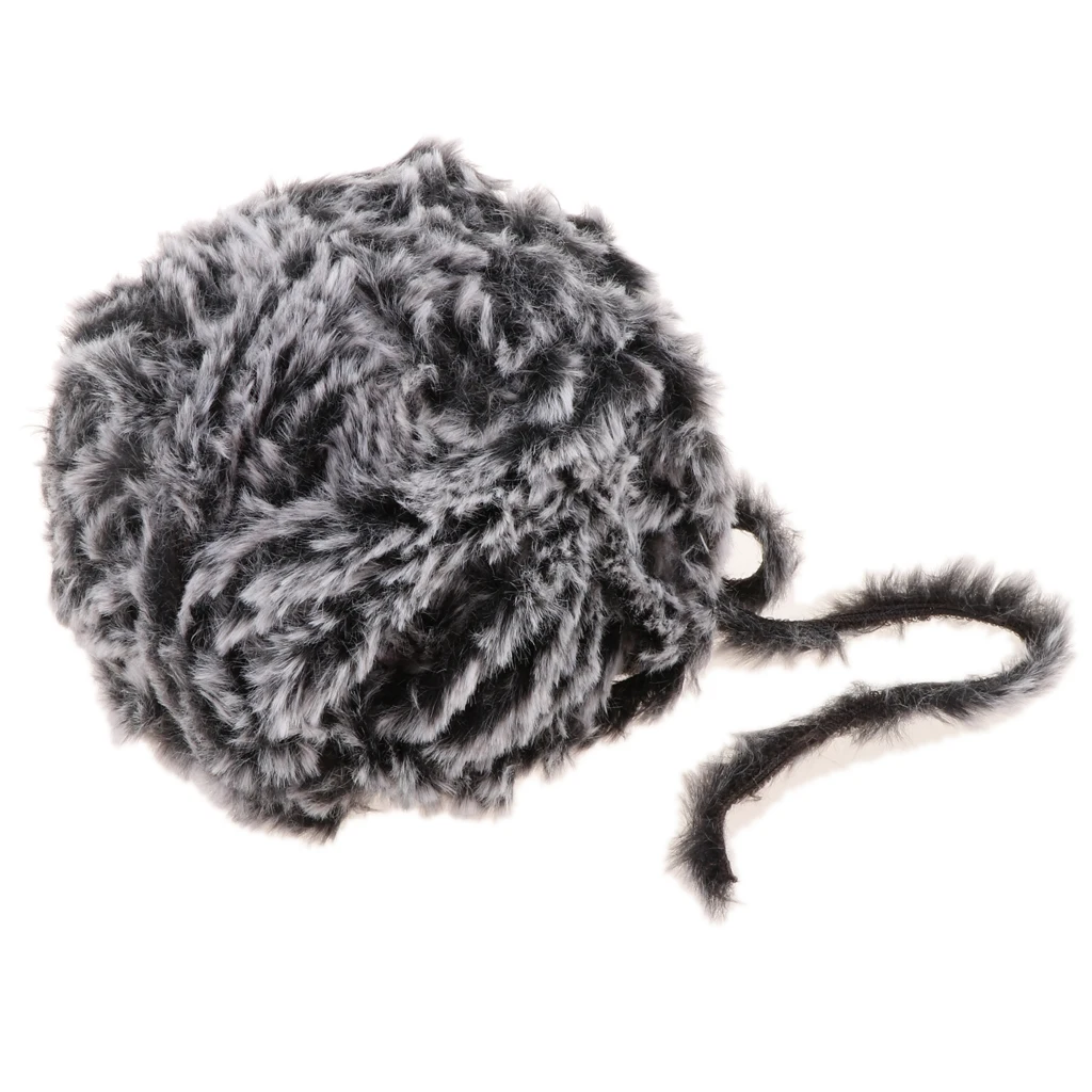 32 Meters Soft Polyester Fluffy Faux Fur Yarn Eyelash for Crocheting Knitting