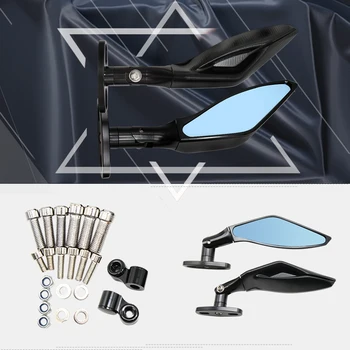 

Racing Motorcycle Side Mirror Motorbike Scooter Handlebar Rearview Mirror For Honda yamaha hyosung ktm kawasaki Moto Back Mirror