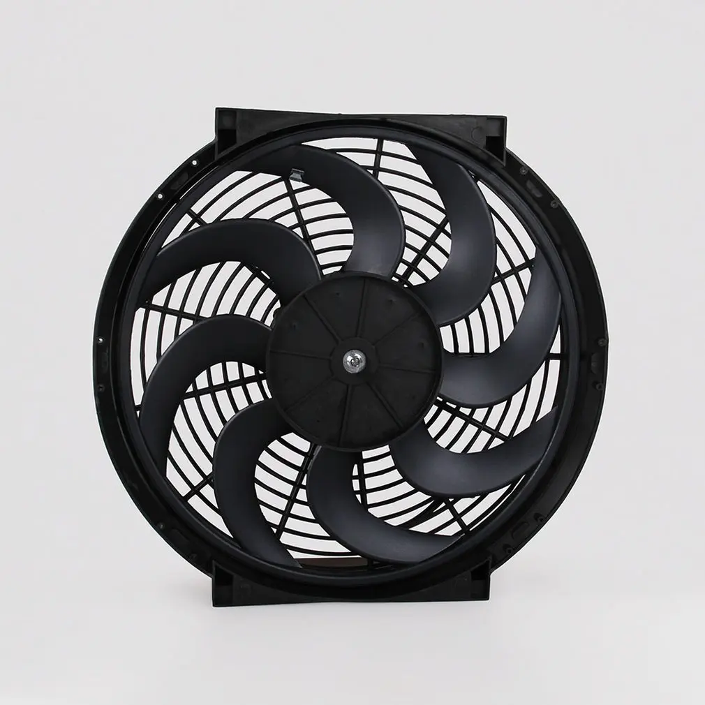 

12v engine Cooling Fan 8" 10" 12" 14" Inch Universal radiator fan 80W Slim Pull Push Racing Electric Radiator