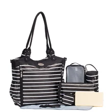 Новинка, для возраста от 9 шт./компл. Мода для беременных подгузник Сумки для подгузников с Крючки для прогулочных колясок сумка для детской бутылочки сумка-тоут детская одежда чехол для детских подгузников, смены Pad