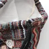 LilyHood Mochila de tela para mujeres mujer gitana Bohemia Boho Chic azteca Ibiza Tribal étnico Ibiza marrón mochila con cordones bolsas ► Foto 3/6