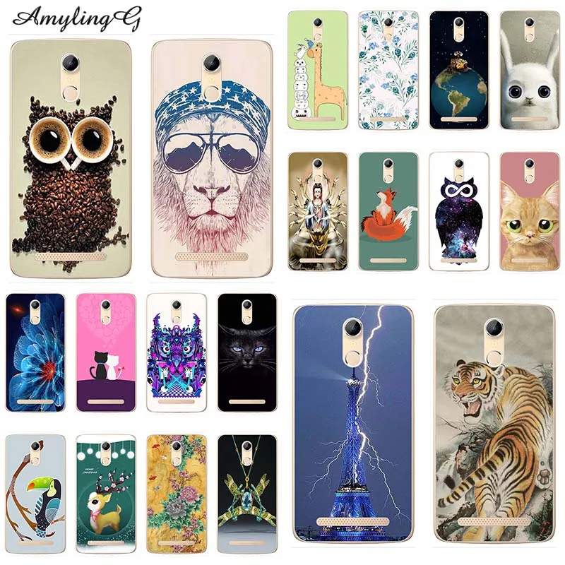 

Fashion Soft silicone Phone Cases For HomTom HT17 HT 17 Pro 5.5 Soft TPU Cover Coque Print painting Flower style Fundas Para Dog