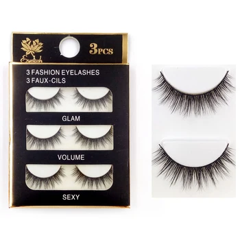 

4 pairs mink eyelashes false lashes mink 3d fake eyelash extension make up cilios natural long cruelty free lash TSLM2