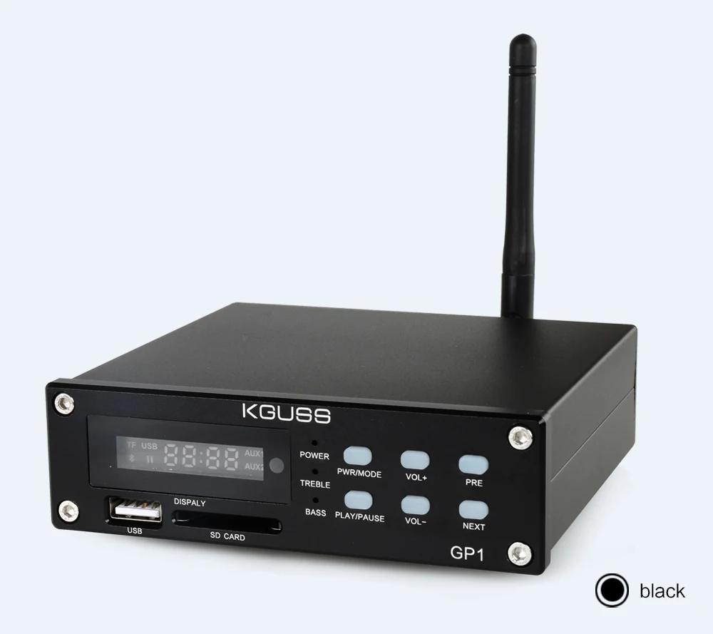 KGUSS GP-1 2,1 аудио HIFI Bluetooth цифровой усилитель