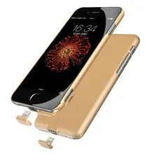 Ультра Тонкий Power Bank Крышки Случая Питания для iphone 7 Аккумуляторная резервное копирование Внешнее Зарядное Устройство Чехол Для iPhone 6 6 S 7 7 плюс