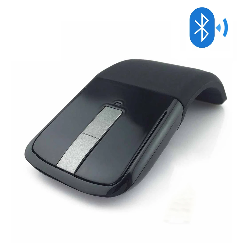 CHUYI Bluetooth Беспроводная Arc сенсорная мышь 1200 dpi оптическая Складная компьютерная Mause ультра тонкая складная мышь для ноутбука microsoft - Цвет: Bluetooth Mouse