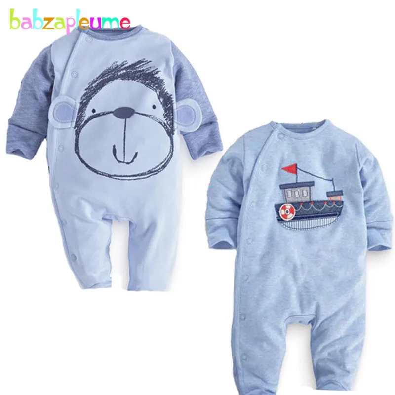 

2Piece/0-18Months/Spring Autumn Newborn Jumpsuits Cartoon Cute Baby Costume Boys Rompers Kids Clothes Infant Clothing Set BC1138