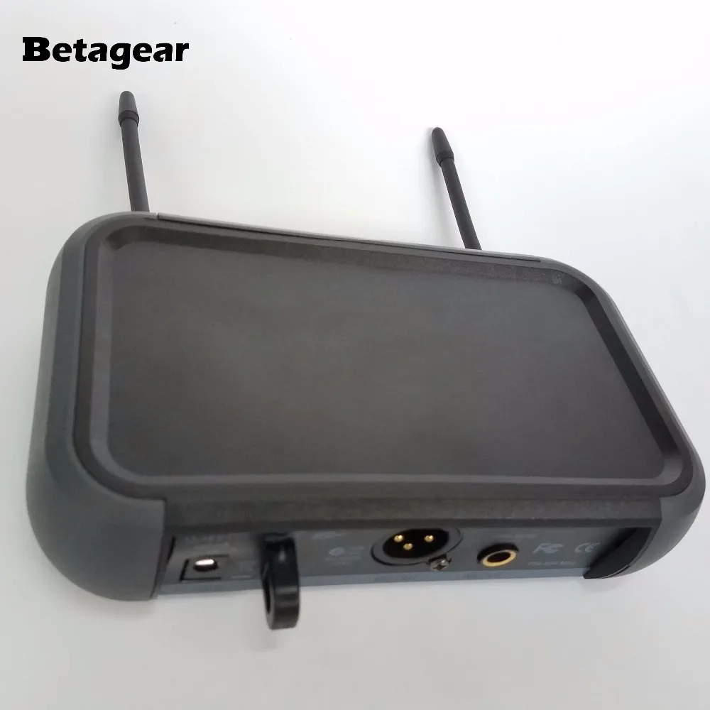 Betagear PXG24 58A одноканальный УВЧ вокальный беспроводной микрофон для караоке системы/Малый сценический ручной+ нагрудный+ гарнитура микрофон