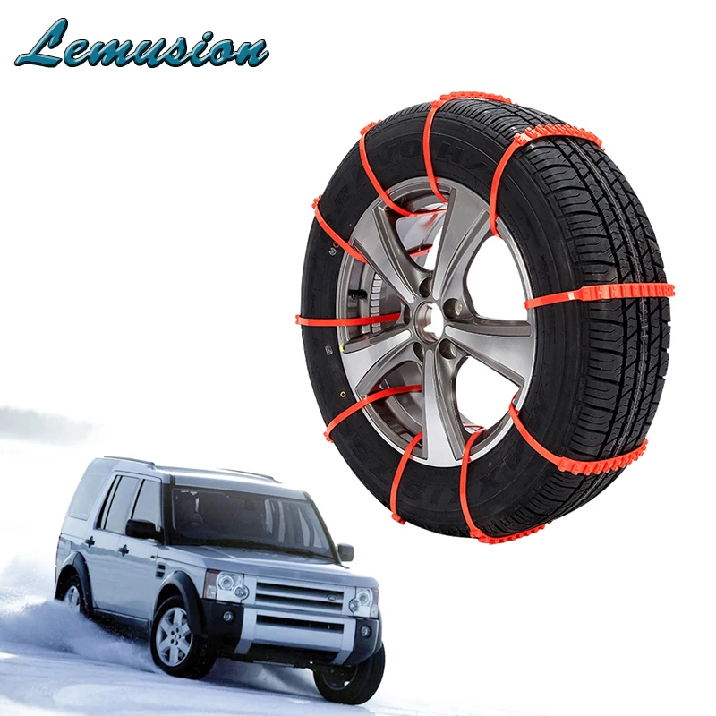 Car-styling 10X Winter Anti Slip Snow Chains For Nissan qashqai juke Renault duster megane 2 Jeep renegade wrangler Accessories |