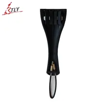 High Quality 3/4 4/4 Carbon Fiber Violin Tailpiece Tailgut 4 Fine Tuners Fiddle Violin Accessories