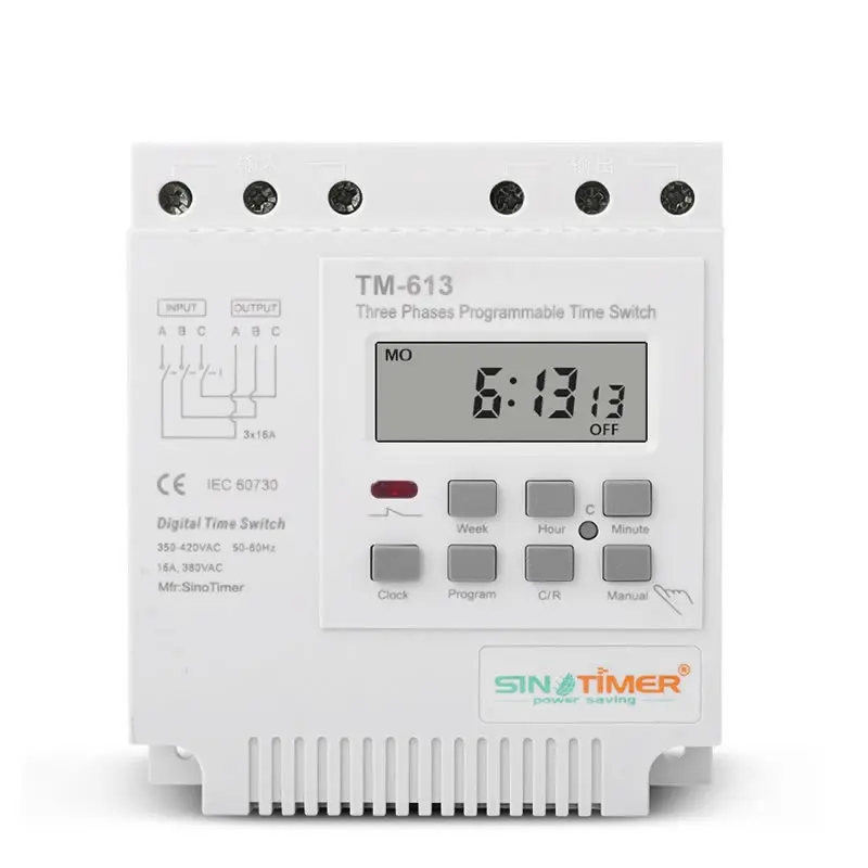 Sinotimer 380V три фазы 415V Таймер программируемый переключатель TM 613|Таймеры| |