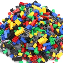 1000 шт DIY креативные MOC аксессуары Кирпичи Строительные блоки Развивающие красочные городские игрушки для детей