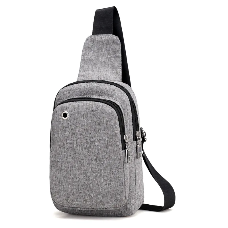 

Hacmpoehue New Casual Men's Chest Backpacks Sling Bags Small Male Crossbody Bags Fashion Backpacks Women One Shoulder Strap Bags