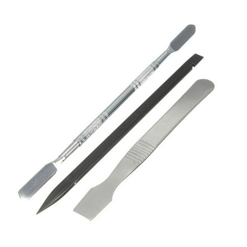 

Hot 3 In 1 Metal Plastic Spudger Set Tools Repair Opening Pry Tool Kit For Samsung Cell Phone For iPhone iPad