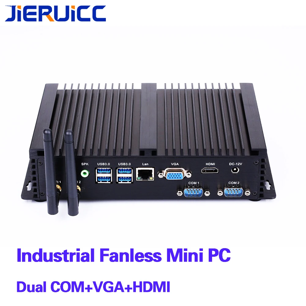 ¿Windows mini pc i3 intel core i5 i7 industrial mini pc con 2lan rs232 com port.7usb puerto hdmi? ¡vga spk! micrófono para trabajo de oficina