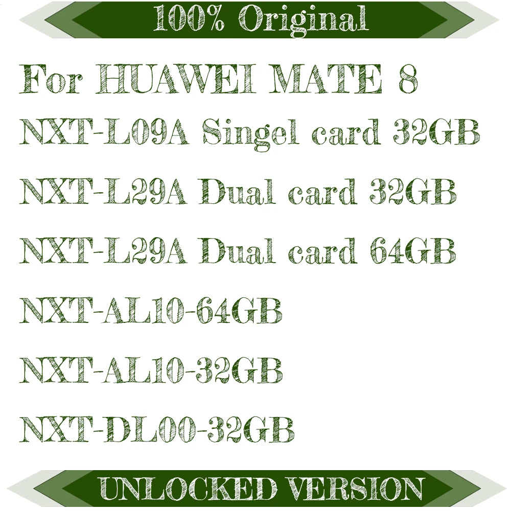 Оригинальная материнская плата для HUAWEI mate 8 с чипами, для HUAWEI mate 8 материнская плата с системой Android