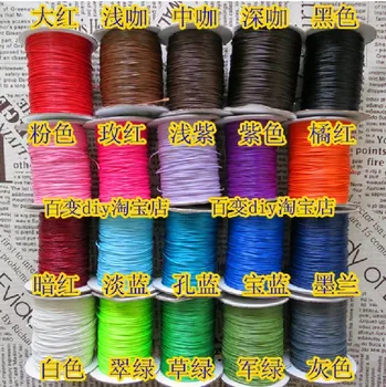 

100 Yards Korean Waxed Cord String Thread 1mm
