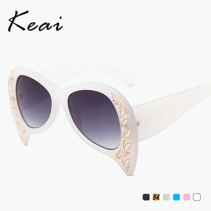 Cat eye Bat Classic Sunglasses Women Vintage Fashion Glasses Retro Oversized Sun glasses Brand Designer Goggle UV400