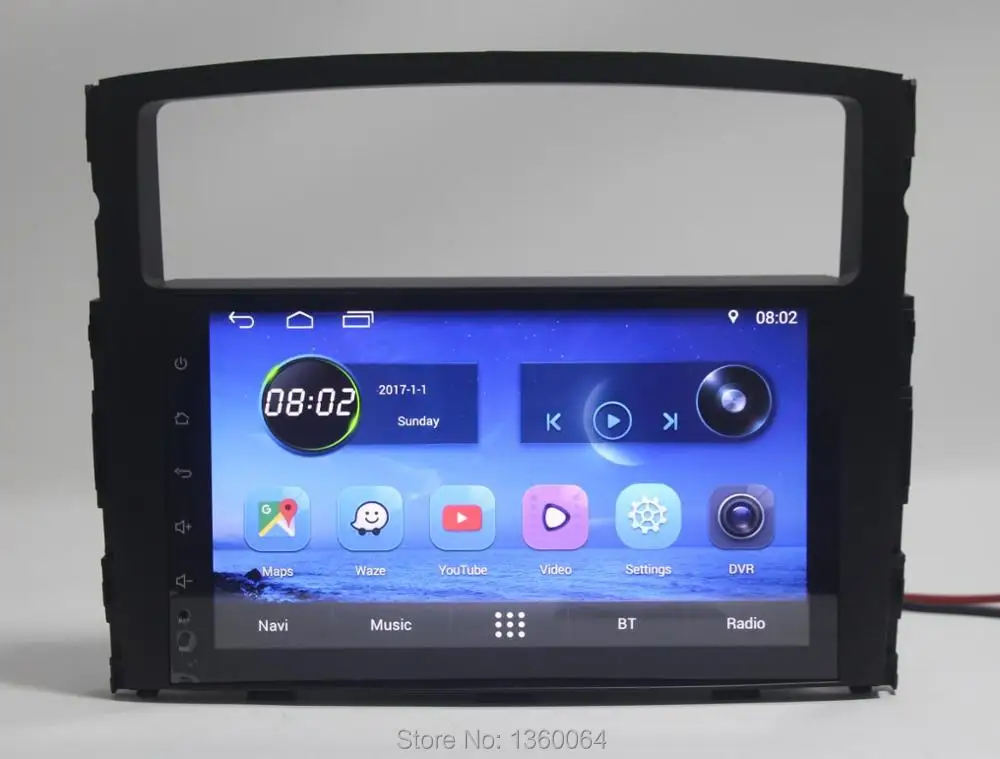 Cheap 2G RAM+16G ROM  9 inch Android 8.1 car dvd player for Mitsubishi Pajero car radio stereo gps navigation  Multimedia player 8