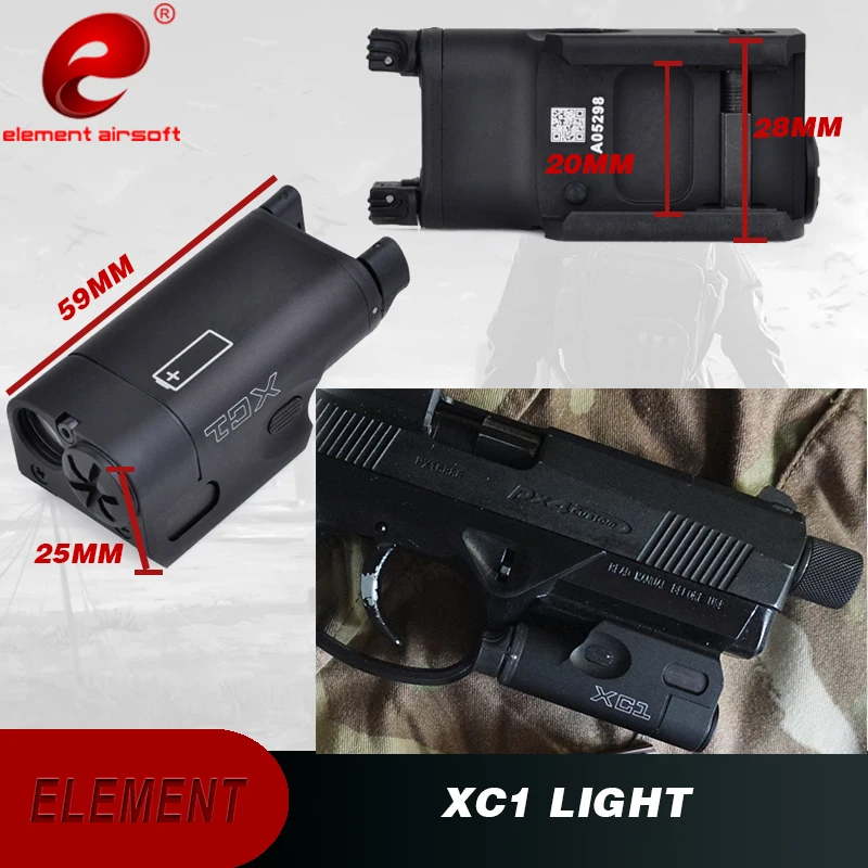 Buy Element Airsoft Tactical Pistol Light SF XC1 MINI