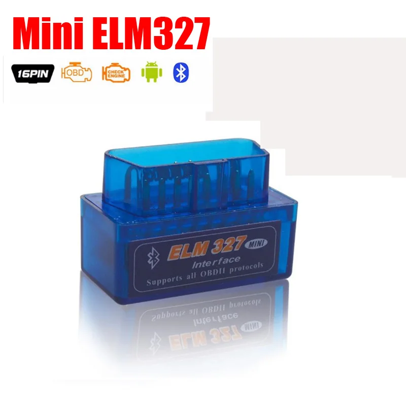 Супер Мини ELM327 Bluetooth V2.1 OBD2 автомобильный диагностический инструмент ELM 327 Bluetooth адаптер Android/Symbian/pc на OBD2 OBD II протокол