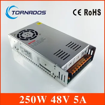

High quality 240w 48V 5A switching mode power supply CE RoHS approved S-250-48 single series led transformer