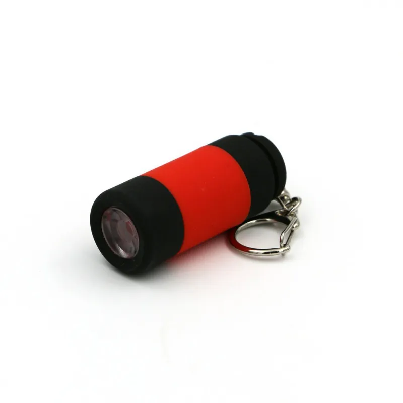 USB Перезаряжаемые мини карманный фонарик супер яркий брелок Карманный фонарик повседневного ношения светодиодный фонарик