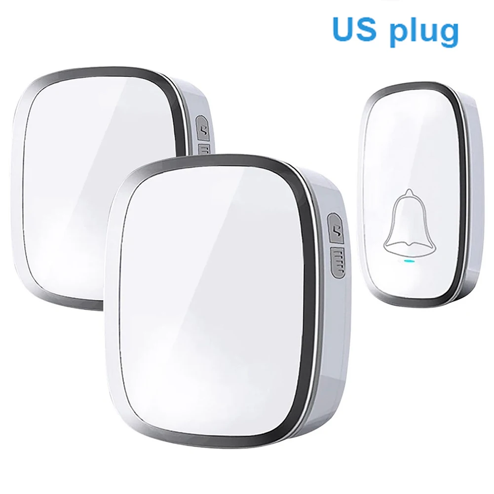 Waterproof Wireless Doorbell Door Bell 36 Chimes 2 Plugin 1 Button | Обустройство дома