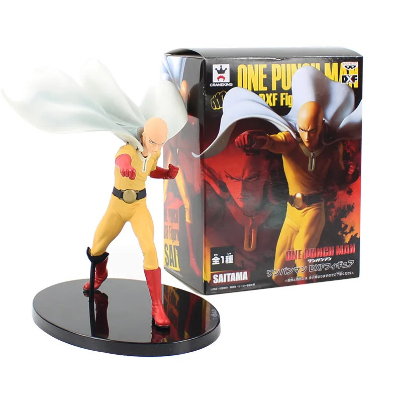 19cm ONE PUNCH-MAN black figure PVC Action Figure Model Toy Hot Japanese Anime cute model toy |