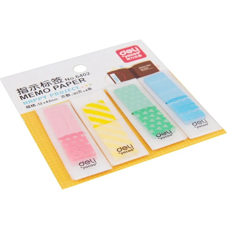 

Deli Paper Cute Kawaii Bookmark Memo Tabs Stick Marker Sticky Notes Index Tabs Post It Book Office Supplies Accessories