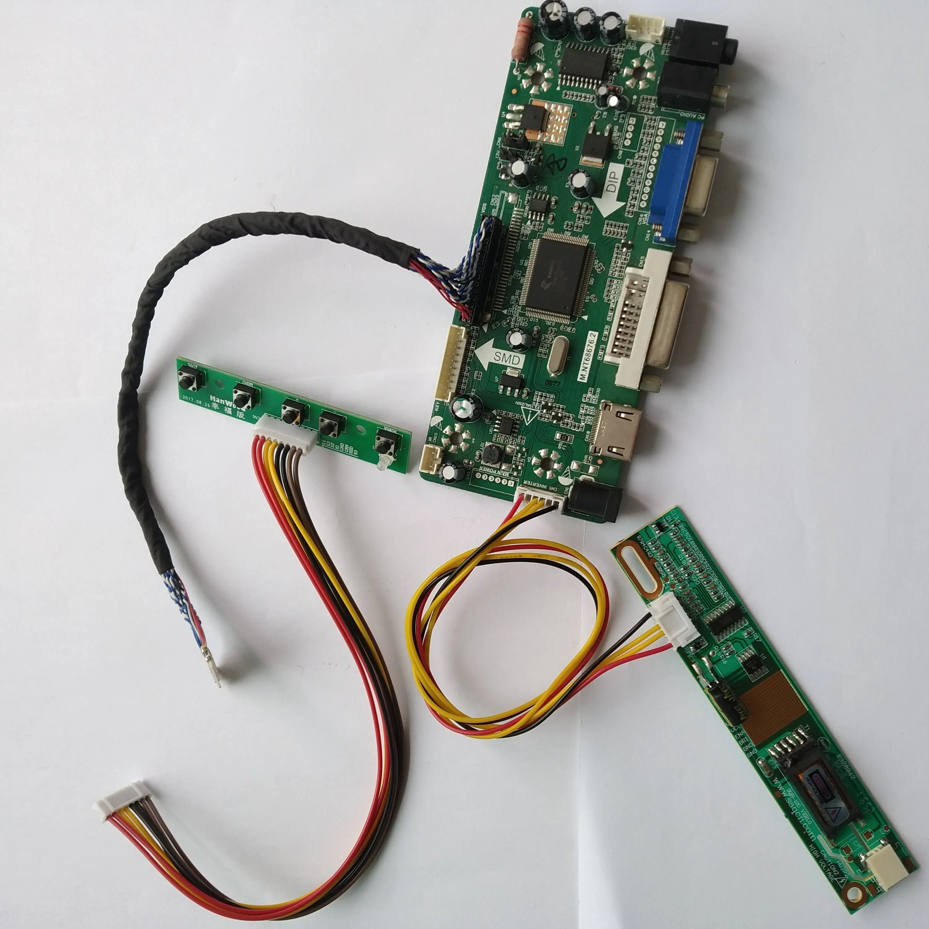 

HDMI DVI M.NT68676 Controller board Audio VGA LED LCD LVDS kit For M240HTN01.2 1920X1080 24" panel Screen monitor