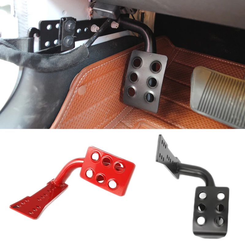 MOPAI Metal Car Interior Decoration Dead Pedal Left Side Foot Rest Kick Panel Fit For Jeep