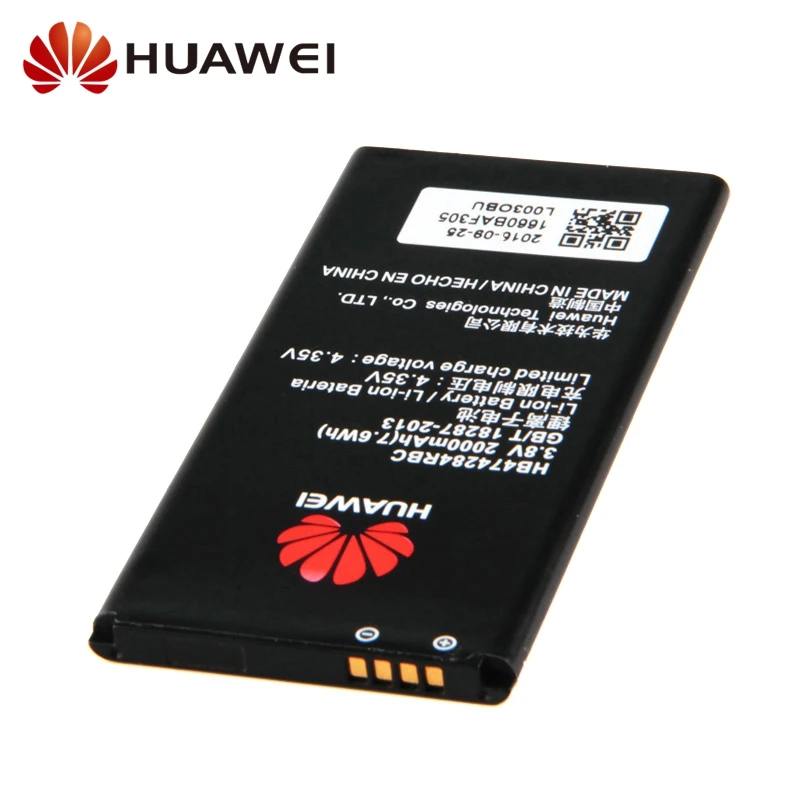 Оригинальная замена Батарея huawei HB474284RBC для huawei C8816 Y550 Y560 Y625 Y635 G521 G620 Y5 Honor 3c lite Батарея 2000 ма-ч