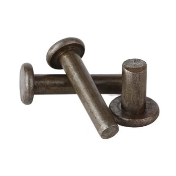 

50Pcs M2.5 Flat Countersunk head rivets True color solid Iron rivet Length 4mm-16mm