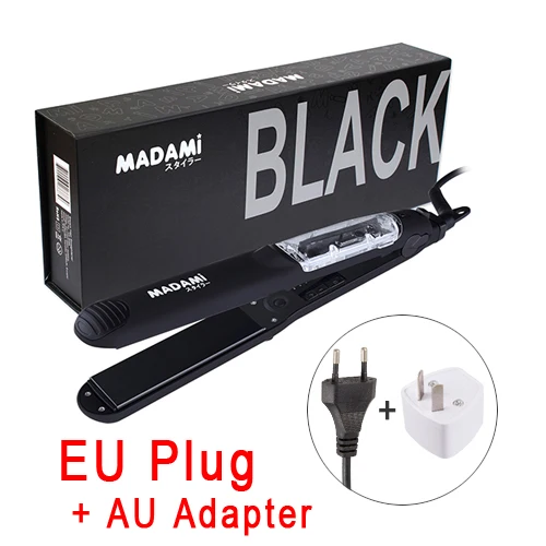 MADAMI Professional 450F керамический паровой выпрямитель для волос с аргановым маслом паровой утюжок с великолепной упаковкой быстрый нагрев утюга - Цвет: AU Adapter