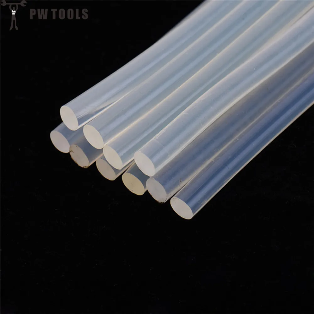 

PW TOOLS 10Pcs/set 7mm x 190mm Hot Melt Glue Sticks For Electric Glue Gun Craft Album Repair Tools For Alloy Accessories