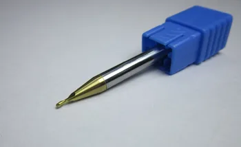 

DIA=1MM HRC58 R0.5 2 flutes Tungsten Carbide BallNose EndMills CNC machine milling cutter for metal working for steel 58HRC