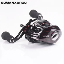 Роскошная двойная тормозная система baitcasing катушка 8,5 кг Рыболовные катушки Drag морской пресноводный baitcasing Рыболовная катушка Pesca Carp ZT2